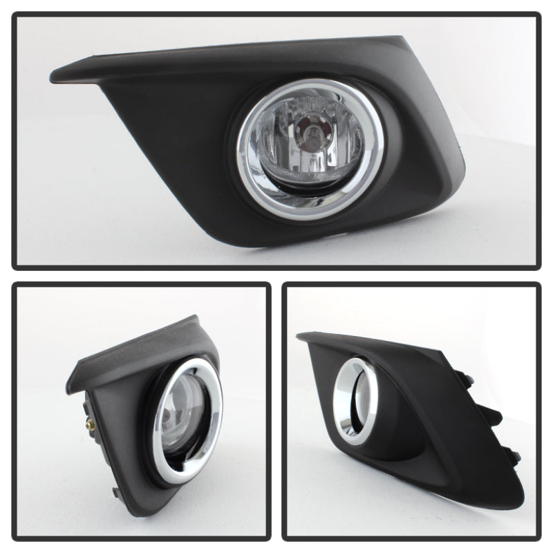 Spyder 5077776 fits Mazda 3 2014+ OEM Fog Light w/Switch- Clear FL-MM32014-C