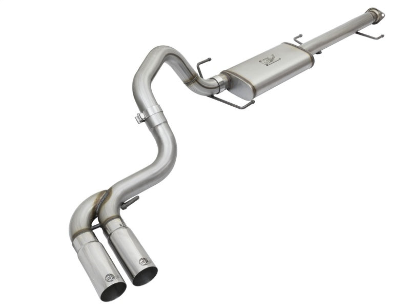 AFE 49-46030-P Series 3in Stainless Steel Cat-Back Exhaust System w/Polished Ti