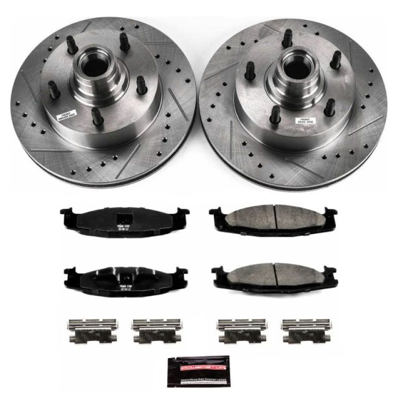PowerStop K1832 2003 fits Ford E-150 Front Z23 Evolution Sport Brake Kit