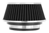 Spectre 8161 Adjustable Conical Air Filter 2-1/2in. Tall (Fits 3in. / 3-1/2in. / 4in. Tubes) - Blk