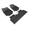 3D MAXpider 2012-2017 fits Hyundai Veloster Kagu 2nd Row Floormats - Black