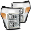 AlphaRex 880145 fits Ford 11-16 F-350 SD LUXX LED Proj Headlights Plank Style C