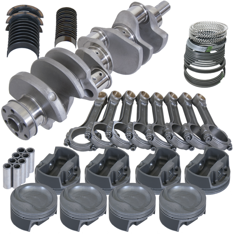 Eagle 14805030 fits Ford 351W 4.000in Crank 6.200in I-Beam Rods -28cc Inv Dome 4.030in Pistons Rotating Assembly