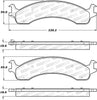 Stoptech 308.0821 Street Brake Pads