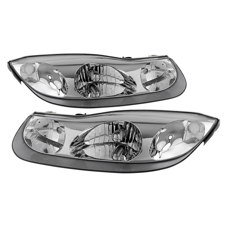 9029721 Xtune Satun Sc Series Coupe 2002 OEM Style Headlights Chrome HD-JH-SAS