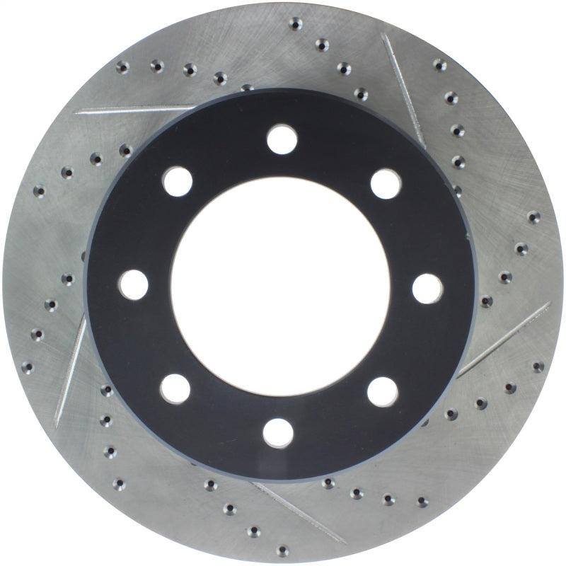 Stoptech 127.67072L Slotted & Drilled Sport Brake Rotor