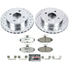 PowerStop K2906-26 1993 fits Ford Mustang Rear Z26 Street Warrior Brake Kit