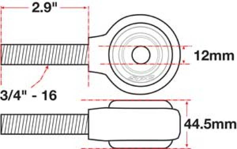 SPC Performance 15793 XAXIS Rod End Ball Joint