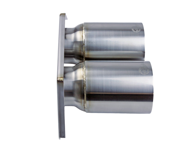 AFE 49C36435-H Mach Force Xp 4in 304 SS Bolt-On Exhaust Tips Brushed 14-19 fits