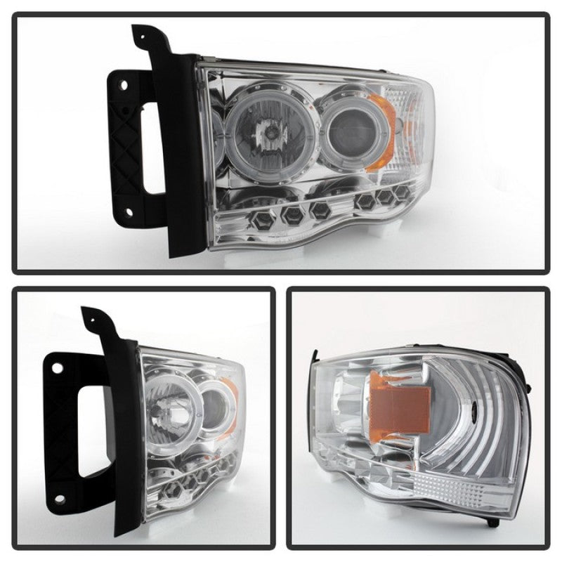 Spyder 5009982 fits Dodge 02-05 Ram 1500 /Ram 2500 03-05 Projector Headlights L
