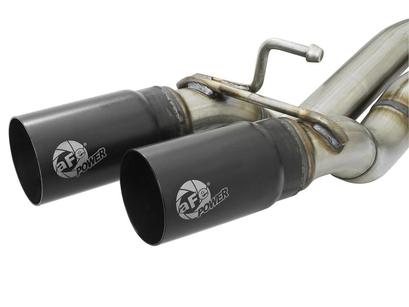 AFE 49-46032-B Exhausts Cat-Back SS 16 fits Toyota Tacoma V6-3.5L w/ Black Tips