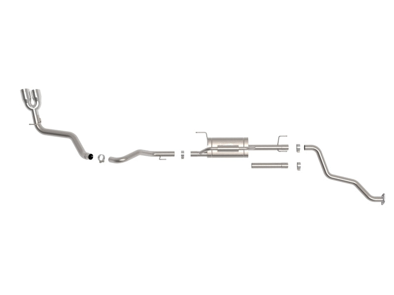 AFE 49-36078-P fits Toyota Tacoma L4-2.4L (t) Vulcan Series 2.5in to 3in Cat-Ba