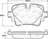 Stoptech 308.1752 Street Brake Pads - Front