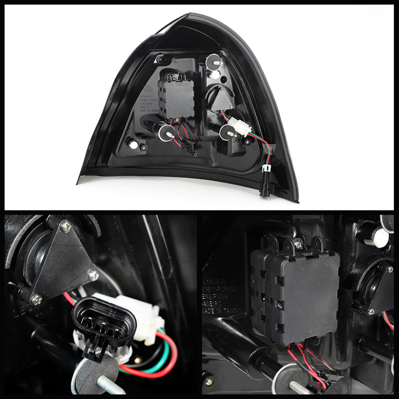 Spyder 5075581 fits Pontiac 04-08 Grand Prix Light Bar LED Tail Light Black ALT