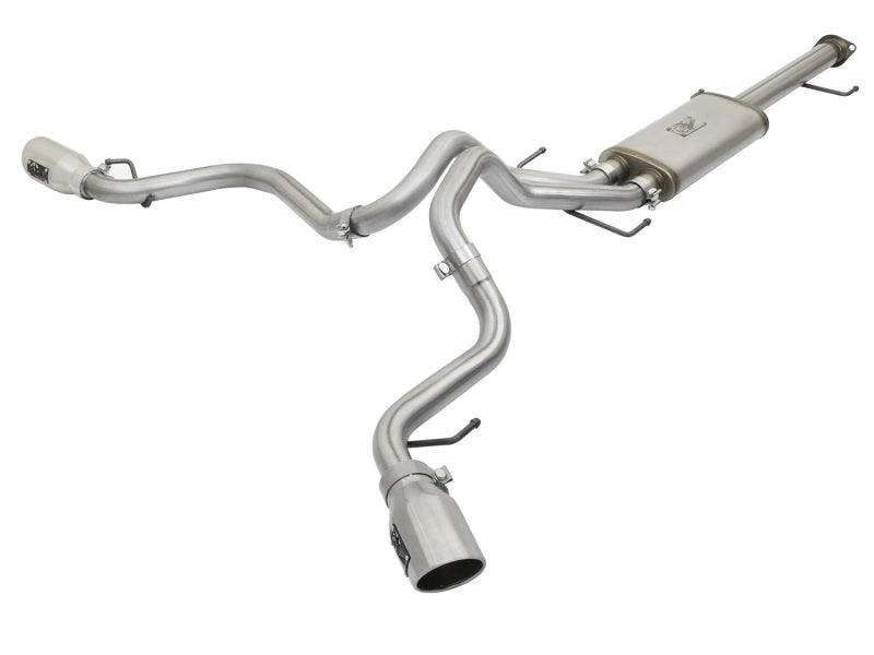 AFE 49-46029-P orce-Xp 3in - 2.5in SS Cat-Back Dual Exhaust w/Polished Tips 07-