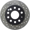 Stoptech 127.33135L 11-17 Volkswagen Jetta /Golf / Golf GTI Slotted & Drilled Rear Left Rotor