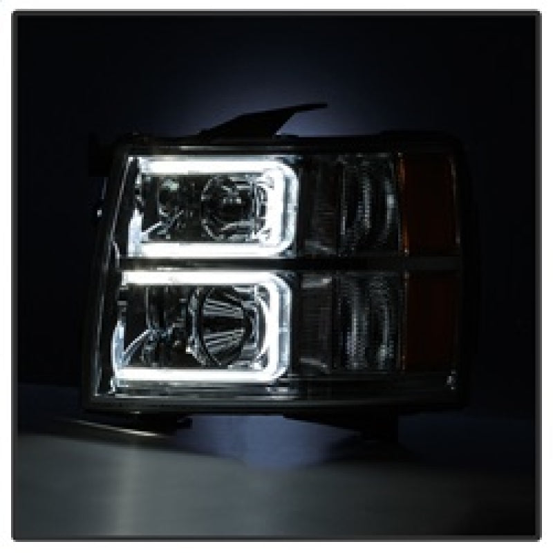 9027802 Xtune fits Chevy 07-13 Silverado 1500/2500/3500 Halo Projector Headlig