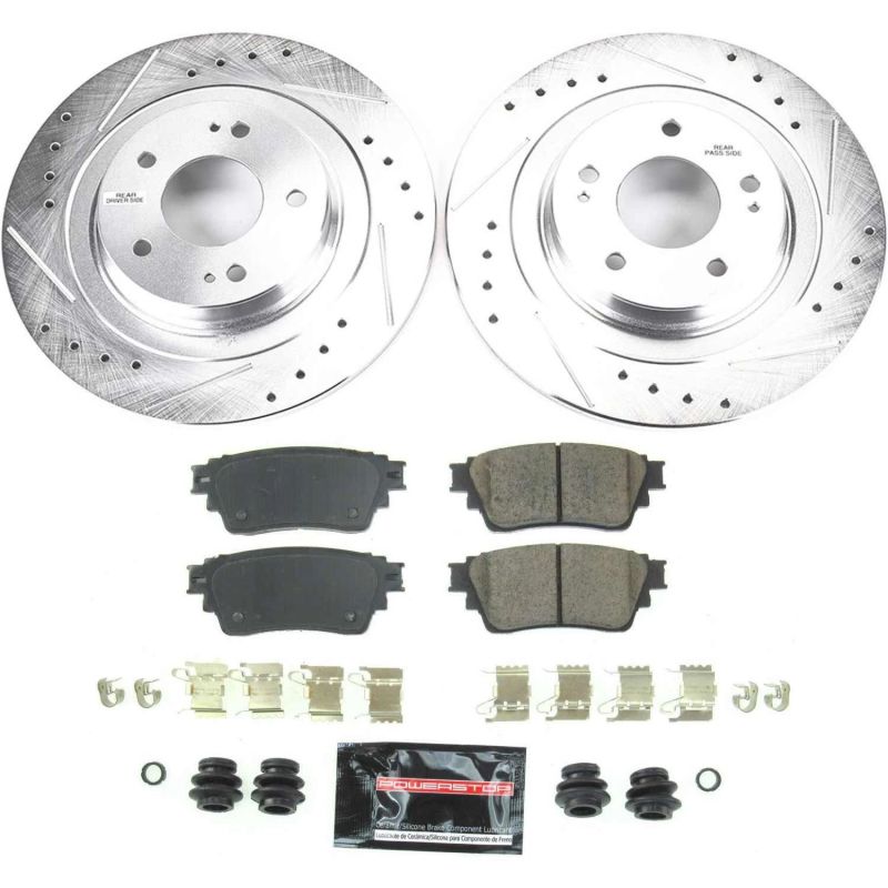 PowerStop K8381 fits Mitsubishi Eclipse Cross Rear Z23 Evolution Sport Brake Kit