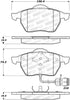 Stoptech 308.0555 Street Brake Pads - Front