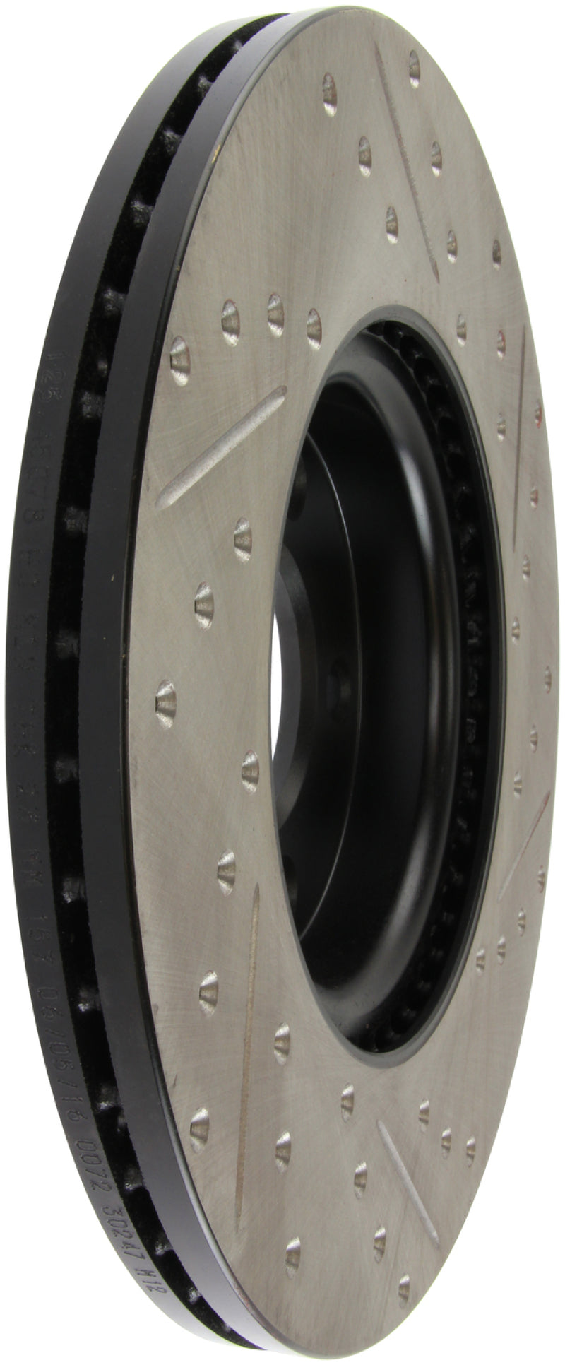 Stoptech 127.45078R 07-09 Mazda 3 Right Front Slotted & Drilled Rotors