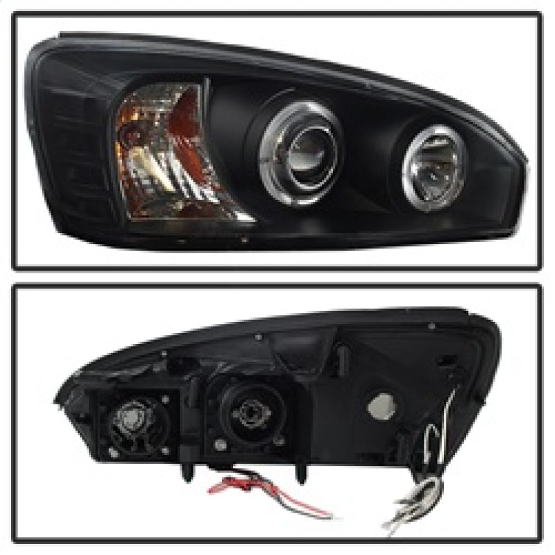 Spyder 5042675 fits Chevy 04-07 Malibu Projector Headlights LED Halo LED Black