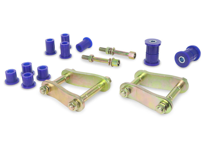 SuperPro KIT096SK 05-15 fits Toyota Hilux 4WD Greasable Shackle and Bushing Kit