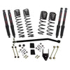 Skyjacker 21-23 Jeep Wrangler JL Non-Rubicon 4 Door LT 3.75in Coil System w/ Black MAX Shocks