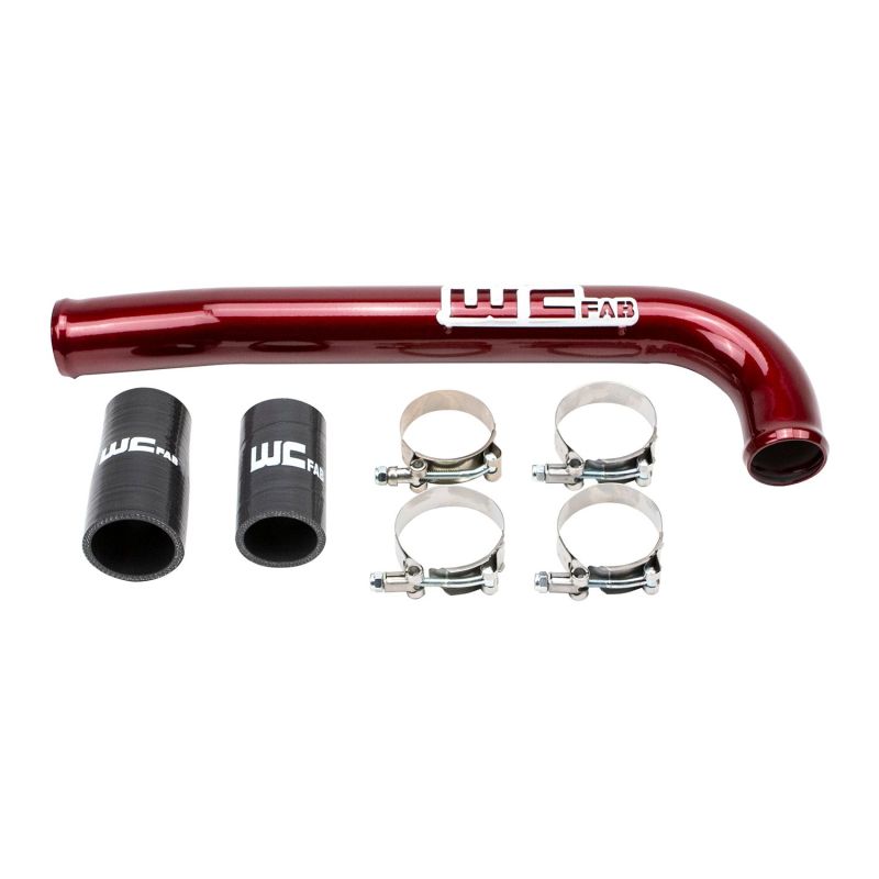 Wehrli WCF100678-RED 03-09 fits Dodge 5.9L/6.7L Cummins (Non-Twin CP3) Upper Coolant Pipe - WCFab Red