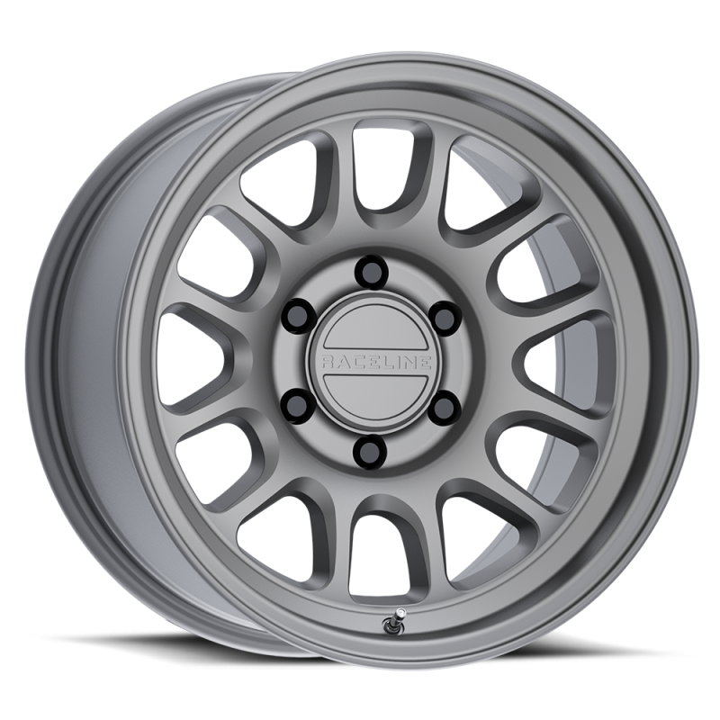 Raceline 958T-89081+18 958T Rogue 18x9in / 8X170 BP / 18mm Offset / 130.81mm Bore - Matte Titanium