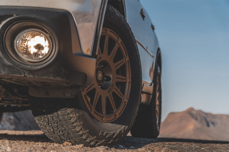 ICON 7017805060SG Ricochet 17x8 5x100 38mm Offset 6in BS Satin Gold Wheel