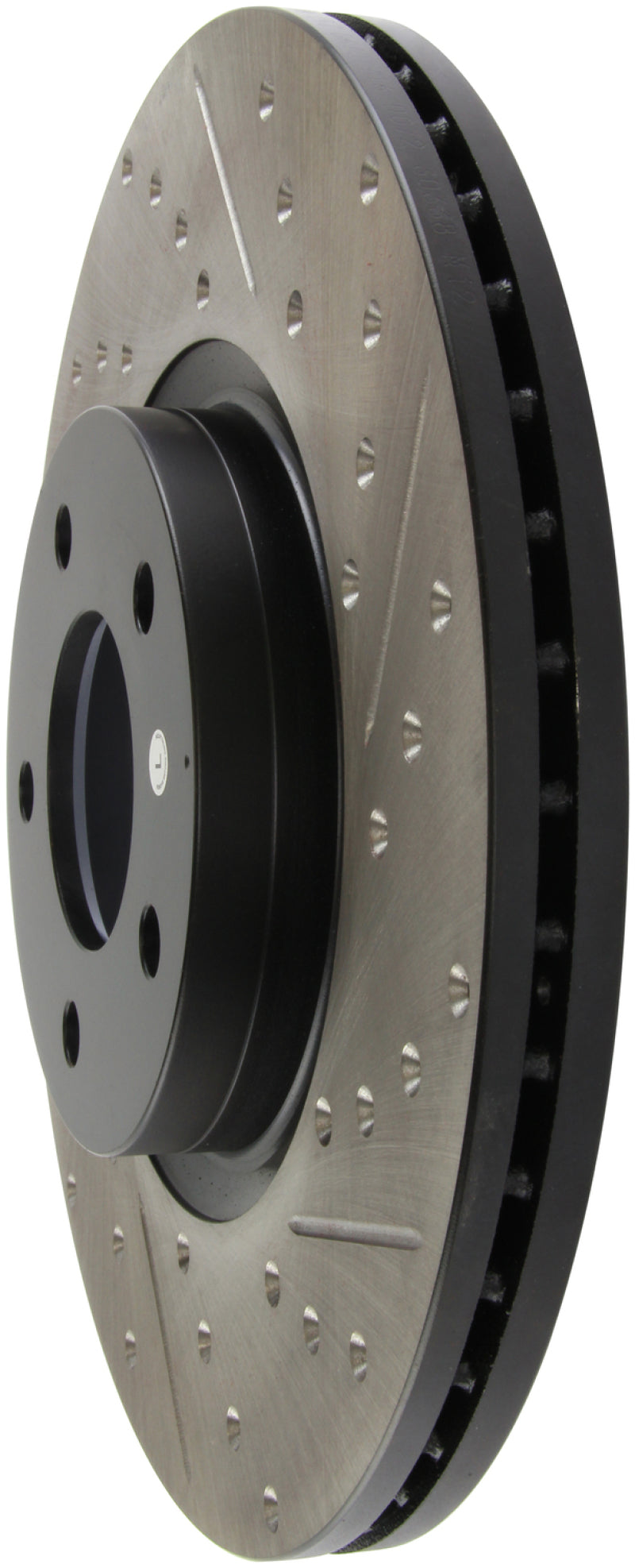Stoptech 127.45078L 07-09 Mazda 3 Left Front Slotted & Drilled Rotors
