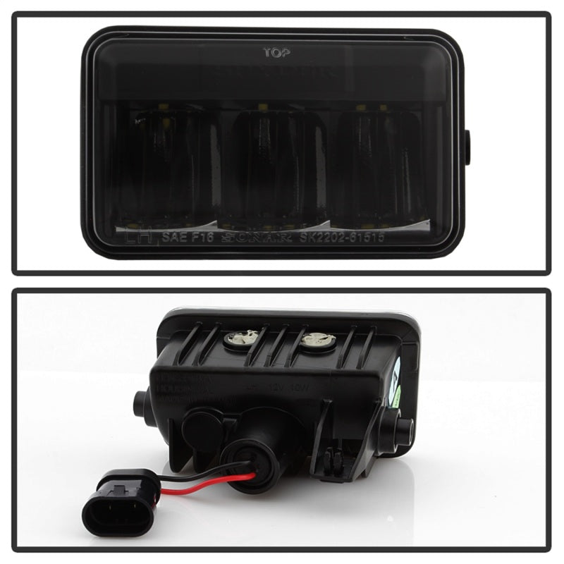Spyder 5083975 fits Ford 15-16 F-150 Fog Light - Black FL-YD-FF15015-LED-BK