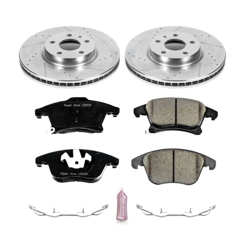 PowerStop K6399 fits Ford 13-19 Fusion Front Z23 Evolution Sport Brake Kit