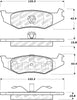Stoptech 305.0512 Street Select Brake Pads - Rear