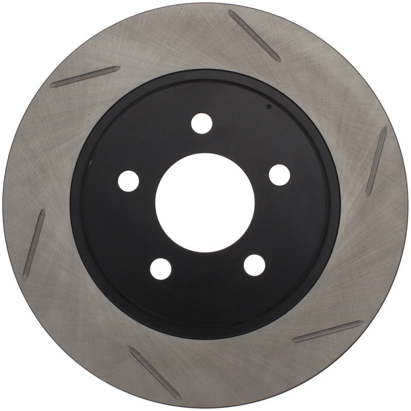 Stoptech 126.61087SR Power Slot 05-10 fits Mustang V6/4.0L / GT V8-4.6L Rear Right Slotted Rotor