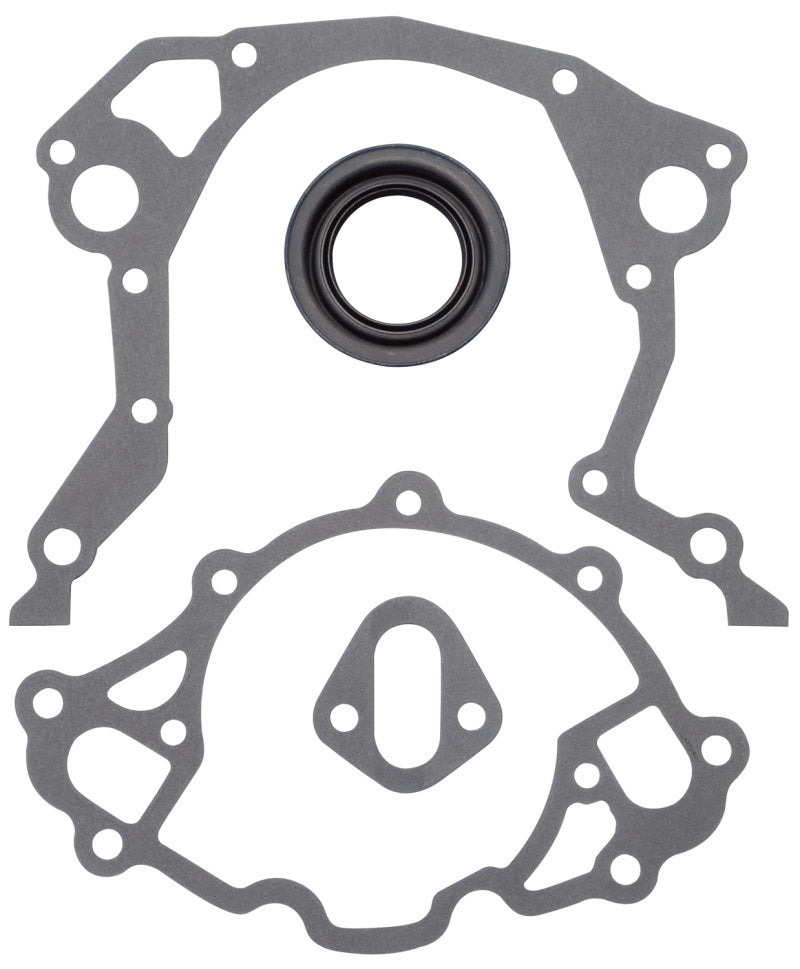 Edelbrock 6991 Timing Cover Gasket And Oil Seal Kit for SB fits Ford