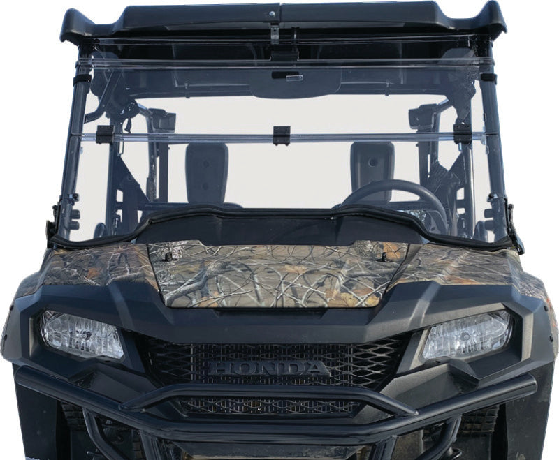 QuadBoss 375782 fits Honda SXS700 Pioneer 700 Windbreak Folding Windshield