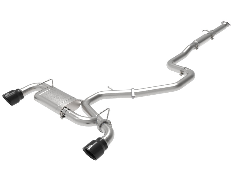 AFE 49-37010-B Exhaust Cat-Back 19-20 fits Hyundai Veloster N 304SS Black Dual