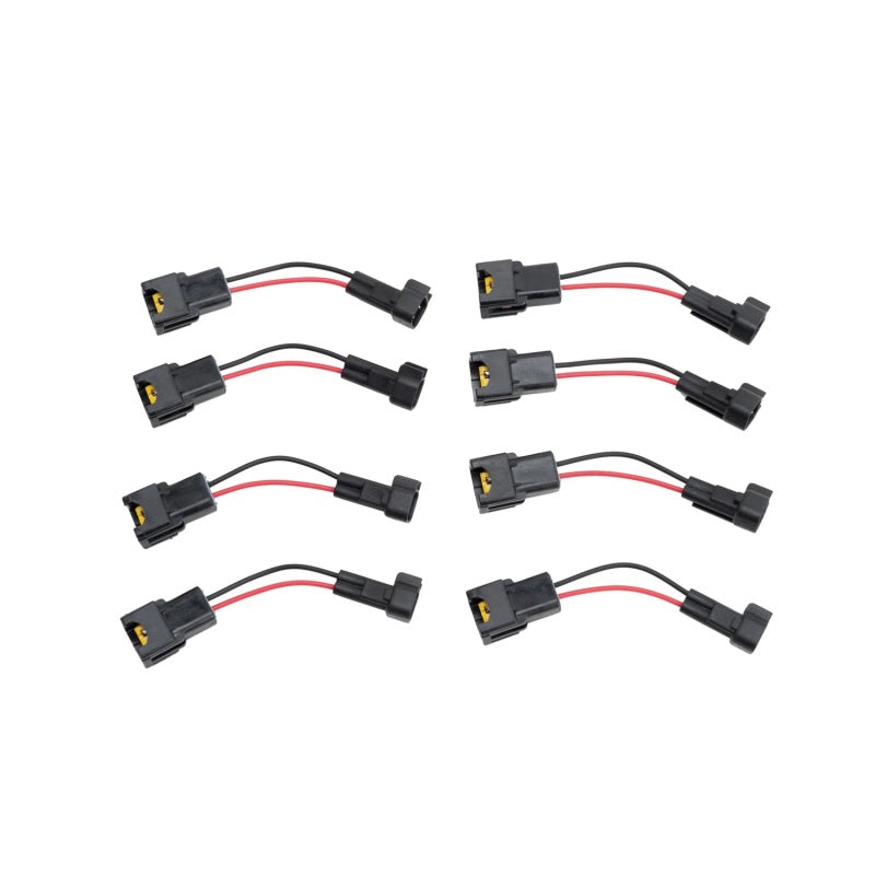 Edelbrock 15904 Adapter Fuel Injector Uscar to Minitimer Set of 8