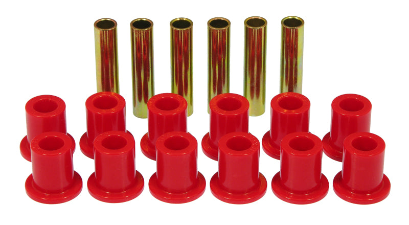 Prothane 6-1009 fits Ford 67-77 F250 4wd Front Spring & Shackle Bushings - Red