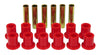 Prothane 6-1009 fits Ford 67-77 F250 4wd Front Spring & Shackle Bushings - Red