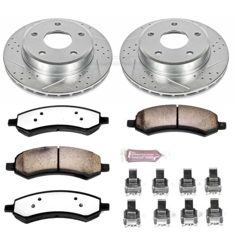 PowerStop K2193-36 05-10 fits Dodge Dakota Front Z36 Truck & Tow Brake Kit