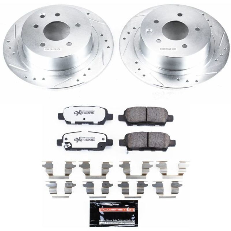 PowerStop K7864-26 07-10 fits Nissan Altima Rear Z26 Street Warrior Brake Kit