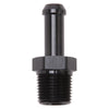 Edelbrock 8117 Hose End Straight 3/8In NPT to 3/8In Barb Black Anodize