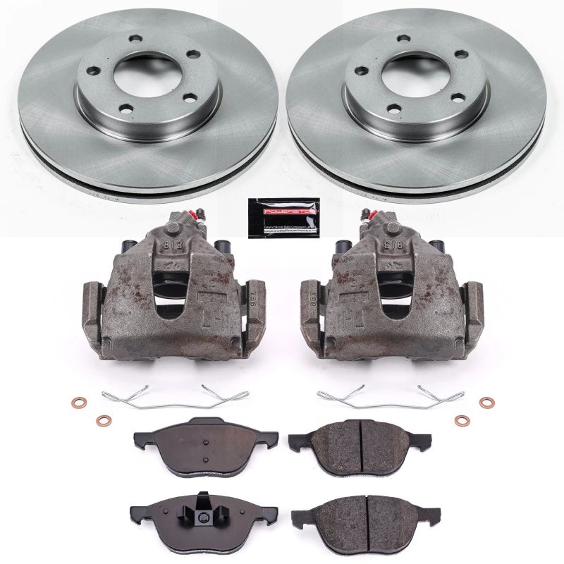 PowerStop KCOE120 fits Mazda 04-13 3 Front Autospecialty Brake Kit w/Calipers