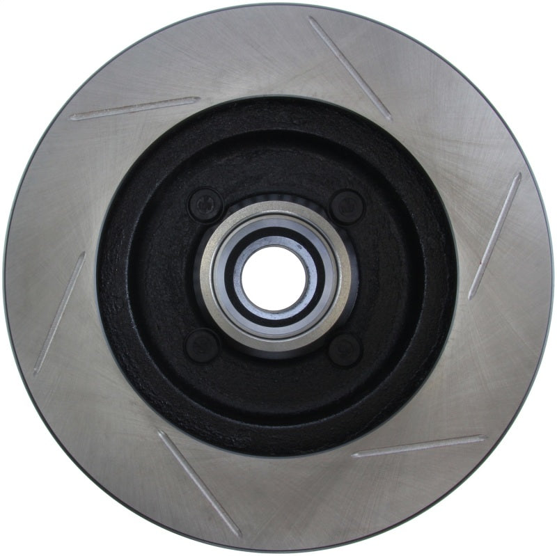 Stoptech 126.61026SR Power Slot 90-93 Ford Mustang 8cy (Exc 93 Cobra Rear Disc) Front Right Slotted Rotor