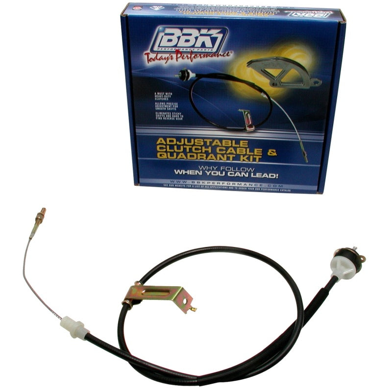 BBK 3519 Mustang Adjustable Clutch Cable - Replacement