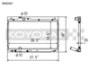 Koyo KH082661 12-15 fits Honda Civic SI 2.4L (MT) Radiator