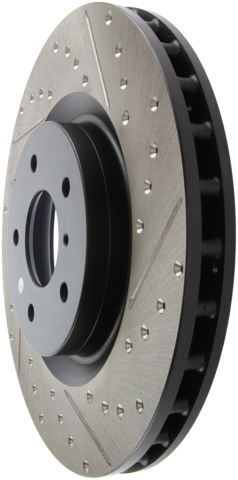 Stoptech 127.42076L Slotted & Drilled Sport Brake Rotor
