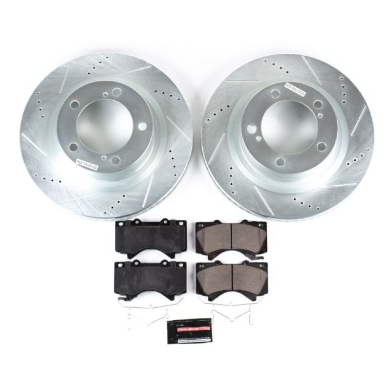 PowerStop K2952 fits Lexus 16-18 LX570 Front Z23 Evolution Sport Brake Kit